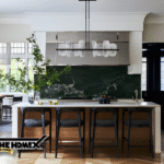 A newly remodeled modern kitchen.