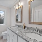 A modern bathroom.